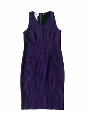 Akris Punto Purple Midi Sheath Dress-Size 10
